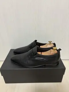 中古　サイズ41 polsa 本革 レザー シューズ モカシン イタリア製のサムネイル
