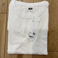 UNIQLO クルーネックTシャツ　ホワイト　半袖　XL