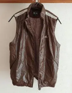 adidas ゴルフ　ベスト　 サイズL　ブラウン　レディース