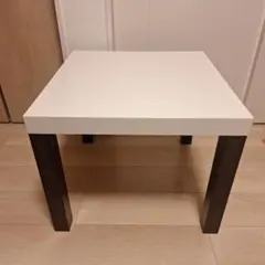 値下げ→IKEAホワイト正方形テーブル
