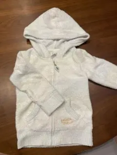 ホワイトフード付きタオル地アウター XXS