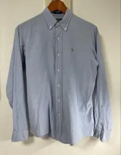 【美品】Polo by Ralph Lauren 長袖シャツサイズ20 ブルー