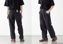 リーバイス　シルバータブ　バギー　ブラック　カーペンター　W32L30