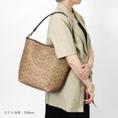 COACH❤️ シティ ラージ バケット バッグ・シグネチャー キャンバス