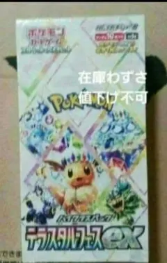 新品未開封　シュリンク付き　テラスタルフェスex 6box 正規品/正規シュリンク付き/未開封BOX】ポケモンカード ハイクラス
