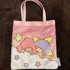 キキ＆ララ リトルツインスターズ スパンコール ミニトートバッグ サンリオ