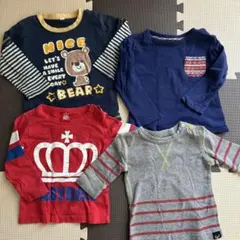 BABYDOLL クマ柄 長袖カットソー 90センチ