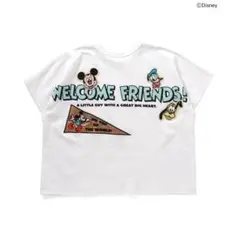 BREEZE ディズニーキャラクター ドルマンワッペンTシャツ 新品のサムネイル