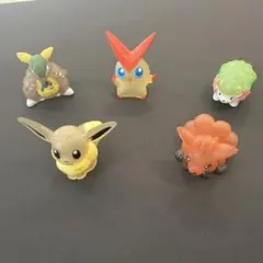 レア多数】ポケモンキッズ 初期 クリア 17体セット ブイズ 発光