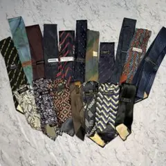 【希少】ヴィンテージ ブランドネクタイ まとめ売り19本 DIOR 他