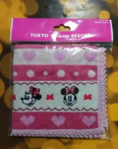 ディズニー　ミニタオル　ミニー