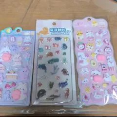 立体　ぷっくりシール