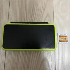 뉴 2DS LL 블랙 x 라임+포켓몬 울트라 선