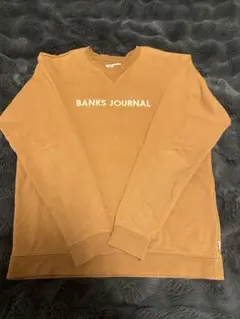 BANKS JOURNAL バンクスジャーナル ロゴ繍スウェット sizeM