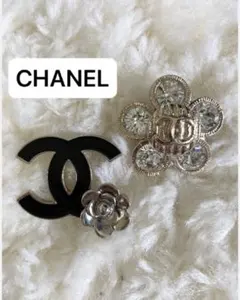 CHANEL ブローチ 2点セット 希少 高島屋購入 シャネル カメリア
