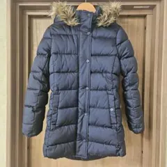 未使用【146cm】H&M ダウンジャケット ネイビージャンパーダウンコート