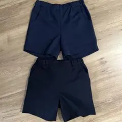 Mam et Moi ネイビーショートパンツ2着セット