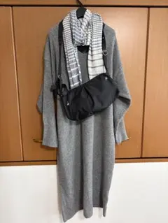 agnes．b黒のナイロンショルダーバッグ　　　今日だけ限定価格有り❣️