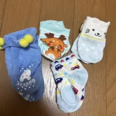 ベビー靴下 4足セット　新生児靴下