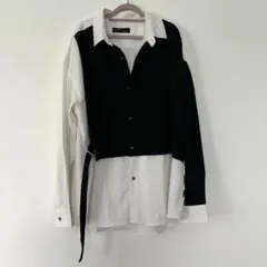 NAIVE MAGIC バイカラー シャツ Lサイズのサムネイル