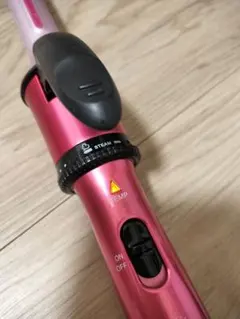 TESCOM ione スチームカールヘアアイロン ピンク