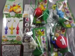 チョコエッグピクミン 青ピク　黄色ピク　ヒカリピク　氷ピクの4体セット