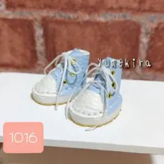 スニーカー No.1016 ブルー イーマリー　リカちゃん　ブライス　シューズ