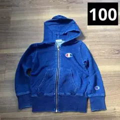 champion デニム　パーカー　チャンピオン　100 ジップアップパーカー