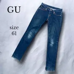 【GU 】スキニーデニム サイズ61 インディゴ