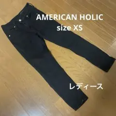 ほぼ未使用AMERICAN HOLIC☆アメリカンホリック☆スキニーデニムXS