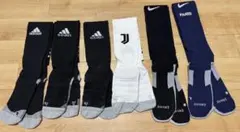 adidas NIKE ソックス 6足セット 25-27