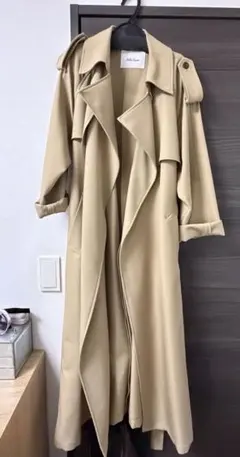 Mila Owen 共ベルト付肩章デザイントレンチコート　0