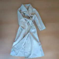 ほぼ新品！ウエストリボン付きコート