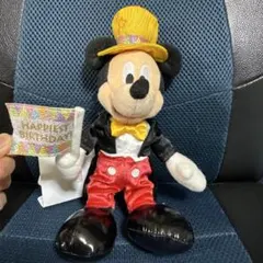 ミッキーマウス バースデーぬいぐるみバッチ 2024