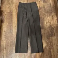 ブラウン　vintageスラックス　yzip 70s〜