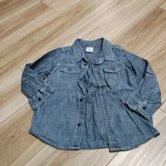 babyGap デニムブルー 長袖シャツ 90cm