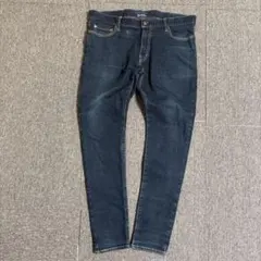 【glamb】ストレッチ デニムパンツ スキニー テーパード 濃紺 サイズ4のサムネイル