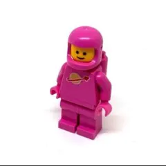 LEGO ミニフィグ 宇宙飛行士 クラシックスペース ピンク β60