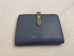 【10/14まで限定価格】CELINE 二つ折り　レザー　財布　セリーヌ