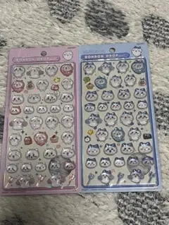 ボンボンドロップシール 2枚セット　ちいかわ　ハチワレ