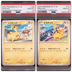 【PSA10】ピカチュウ ミュウ げきとうスパーク ジムプロモ　連番