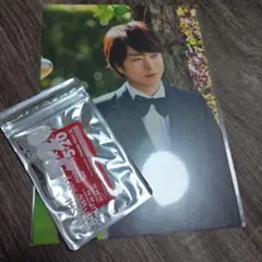 嵐を旅する展覧会グッズ アートカード 5×20キーホルダー 櫻井翔 赤