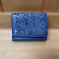 Roberta di Camerino 三つ折り財布 ブルーのサムネイル