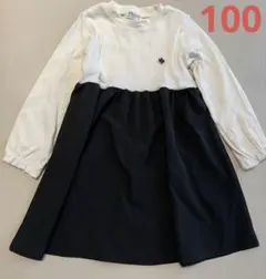 POLOBaby モノクロ　ワンピース　100センチ