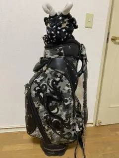 メンズゴルフバッグWIN WIN Styleスカルローズ限定キャディバック単品