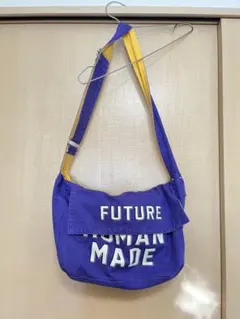 【美品】HUMAN MADE ショルダーバッグ 紫と黄色 リバーシブル HUMAN MADE リバーシブルショルダーバッグ - メルカリ