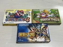 ゲームボーイアドバンス◼️ソフト3本セット◼️動作確認済◼️箱・説明書あり