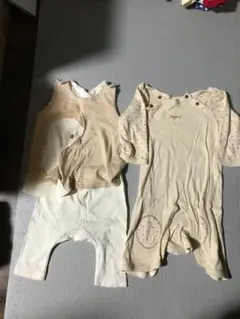 ロンパース　セットアップ　3枚セット　 70サイズ　シャツ　パンツ　トップス