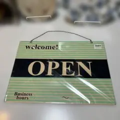 リバーシブル OPEN CLOSED サインプレート
