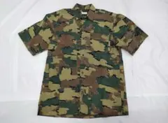 『DRIES VAN NOTEN』（44）迷彩 長袖シャツ 未使用品 ドリスヴァンノッテン DRIES VAN NOTEN 24AW CORNISH